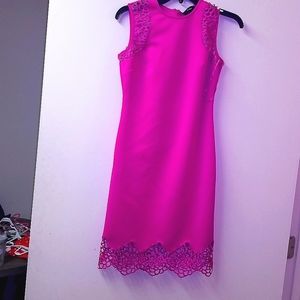Maia Fuscia sleeveless cocktail dress, size 2